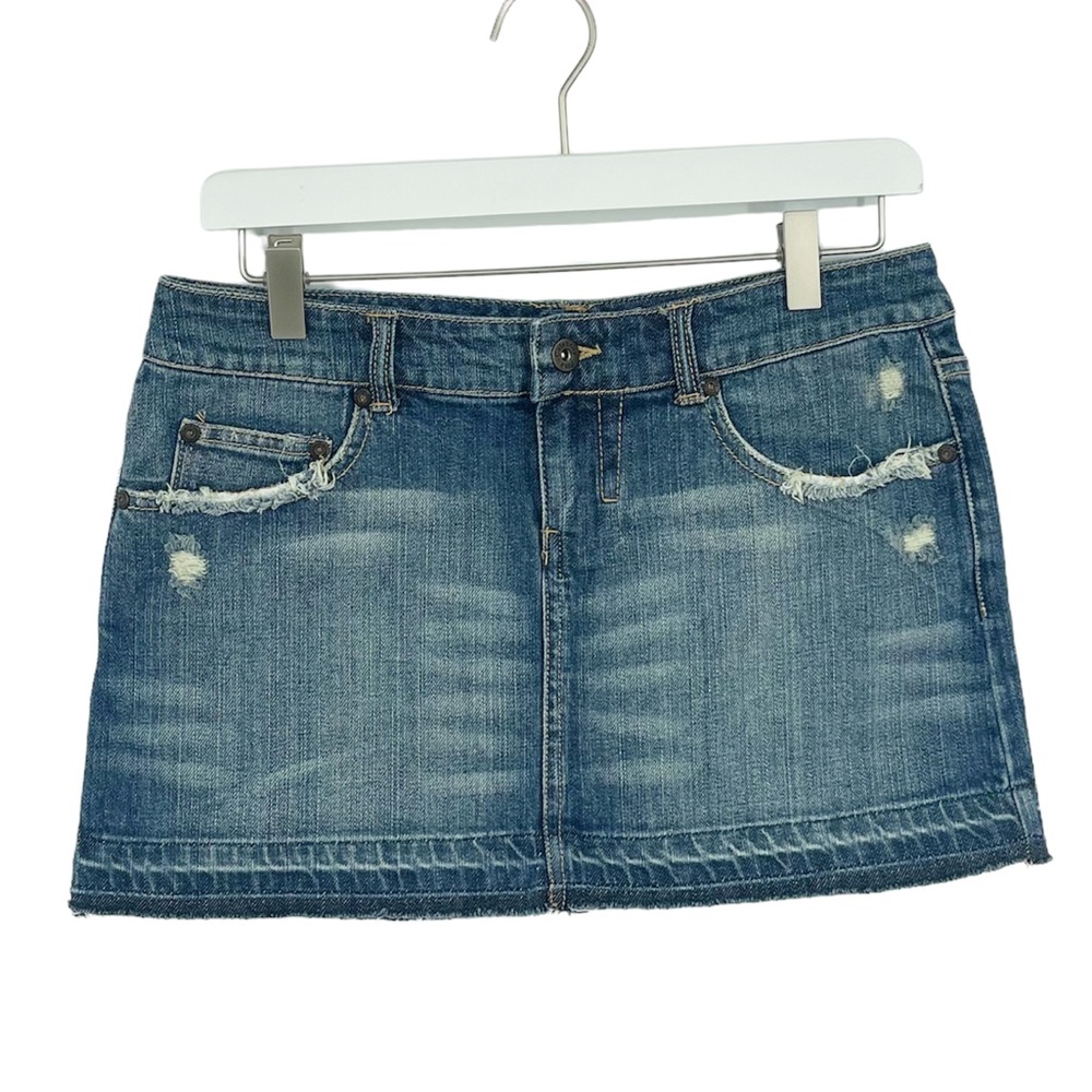Vintage Y2K Mini Skirt Denim SZ 7